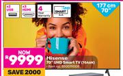 Hisense 70" (177cm) UHD Smart TV 70A6N