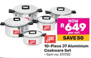 Hart 10 Piece J7 Aluminium Cookware Set 511750-Per Set