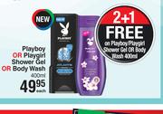 Playboy Or Playgirl Shower Gel Or Body Wash-400ml Each