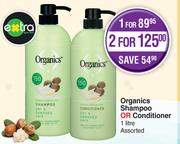 Organics Shampoo Or Conditioner Assorted-1L