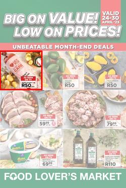 Food Lover's Market Western Cape : Unbeatable Month-End Deals (24 April - 30 April 2023), page 1