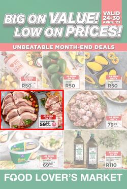Food Lover's Market Western Cape : Unbeatable Month-End Deals (24 April - 30 April 2023), page 1