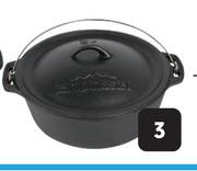 Campmaster No.12 Flat Bottom Potjie-Each