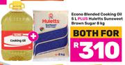 Econo Blended Cooking Oil 5L + Huletts Sunsweet Brown Sugar 8Kg-Both For