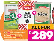 Super Sun Maize Meal 10Kg+Iwisa Super Maize Meal 10Kg+Nyala Super Maize Meal 10Kg-For All