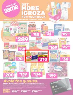 Game SASSA : Get More iGroza For Your Buck (24 January - 08 February 2026), page 1
