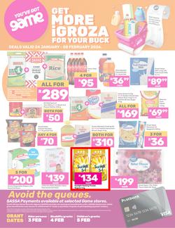 Game SASSA : Get More iGroza For Your Buck (24 January - 08 February 2026), page 1