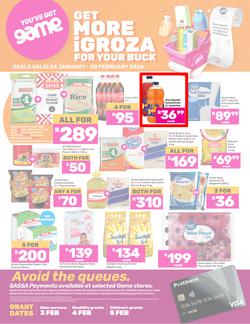 Game SASSA : Get More iGroza For Your Buck (24 January - 08 February 2026), page 1