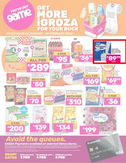 Game SASSA : Get More iGroza For Your Buck (24 January - 08 February 2026), page 1