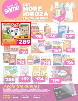 Game SASSA : Get More iGroza For Your Buck (24 January - 08 February 2026), page 1