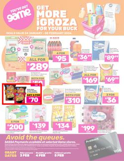 Game SASSA : Get More iGroza For Your Buck (24 January - 08 February 2026), page 1