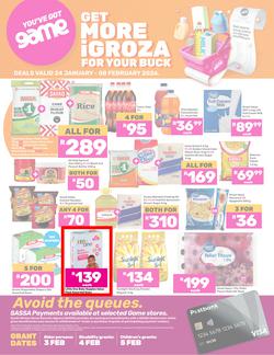 Game SASSA : Get More iGroza For Your Buck (24 January - 08 February 2026), page 1