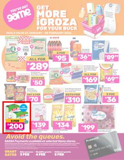 Game SASSA : Get More iGroza For Your Buck (24 January - 08 February 2026), page 1