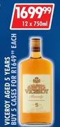 Viceroy Ages 5 Years-12 x 750ml