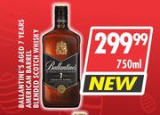 Ballantine's Aged 7 Years American Barrel Blended Scotch Whisky-750ml