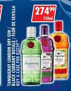 Tanqueray London Dry Gin/Black Currant Royale/Flor De Sevilla-750ml