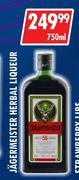 Jagermeister Herbal Liqueur-750ml