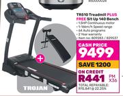 Trojan TR510 Treadmill Plus Free Sit Up 140 Bench