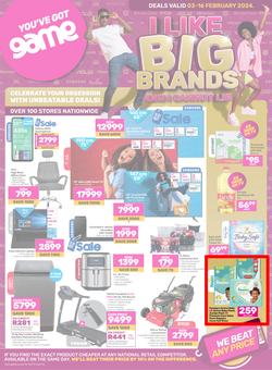 Game : Big Brands (03 February - 16 February 2024), page 1