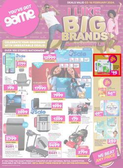 Game : Big Brands (03 February - 16 February 2024), page 1