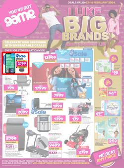 Game : Big Brands (03 February - 16 February 2024), page 1