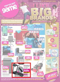 Game : Big Brands (03 February - 16 February 2024), page 1