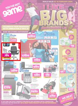 Game : Big Brands (03 February - 16 February 2024), page 1
