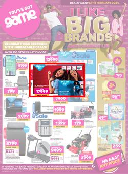 Game : Big Brands (03 February - 16 February 2024), page 1