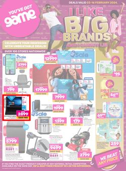 Game : Big Brands (03 February - 16 February 2024), page 1