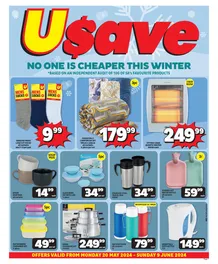 Usave Western Cape : No One Is Cheaper This Winter (20 May - 09 June 2024)