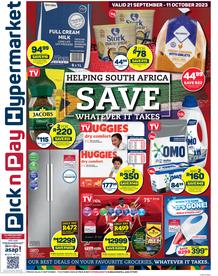 Pick n Pay Hypermarket Western Cape : Specials (21 September - 11 October 2023)