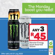 Pick n Pay Express : Energy Drinks (13 June - 31 July 2022)