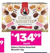 Bakers Choice Assorted Biscuits-1Kg Each