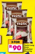 Tastic Long Grain Parboiled Rice-For 3 x 2Kg