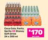 Coca Cola, Fanta, Sprite Or Stoney Soft Drink-24 x 300ml