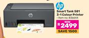 HP Smart Tank 581 3 In 1 Colour Printer 836644