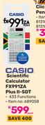 Casio Scientific FX991ZA Plus II-SDT 689058