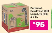 Parmalat Everfresh UHT Long Life Milk-6 x 1L