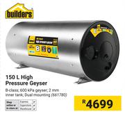 Builders 150L High Pressure Geyser