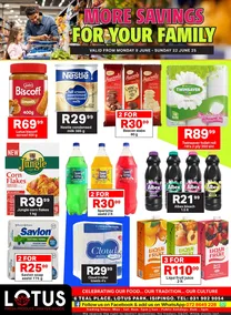 Lotus Fresh Produce/Payer Goods : More Savings (09 June - 22 June 2025)