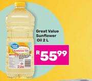 Great Value Sunflower Oil-2L