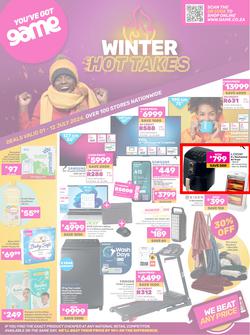 Game : Winter Hot Takes (01 July - 12 July 2024), page 1