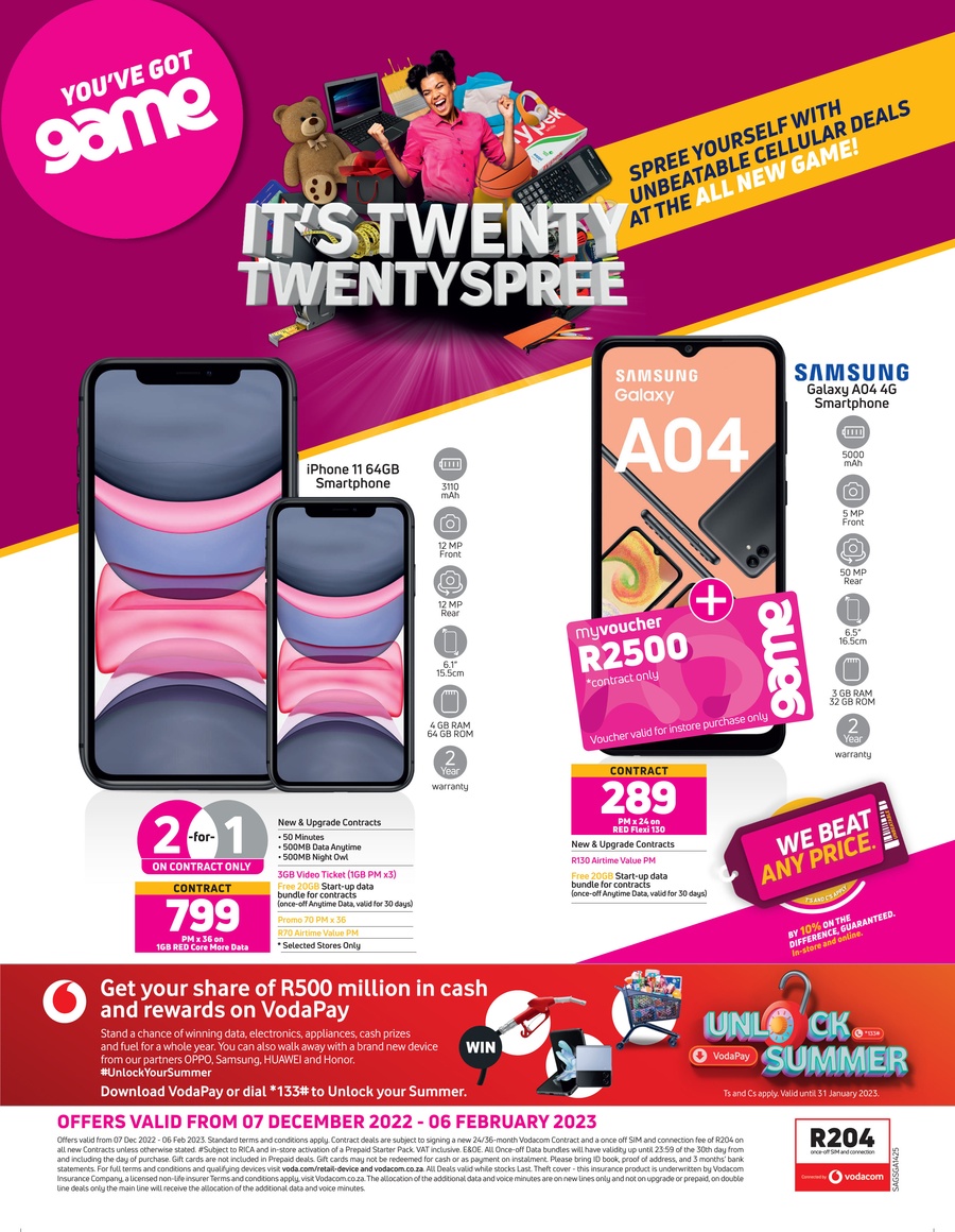 game cellphone deals