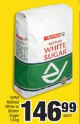 Spar Refined White Or Brown Sugar-10Kg