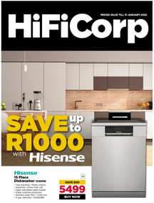 HiFi Corp : Save Up To R1000 With Hisense (26 January - 31 January 2022)