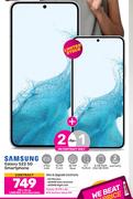 2 x Samsung Galaxy S22 5G Smartphone-On 1.2GB Red Core More Data + Promo 75