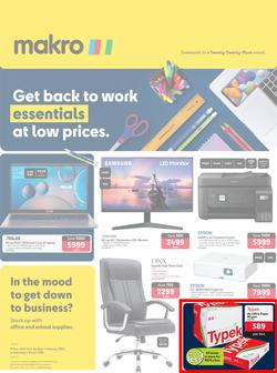 Makro : Get Back To Work Essentials At Low Prices (04 February - 02 March 2024), page 1