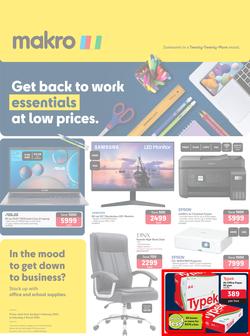 Makro : Get Back To Work Essentials At Low Prices (04 February - 02 March 2024), page 1