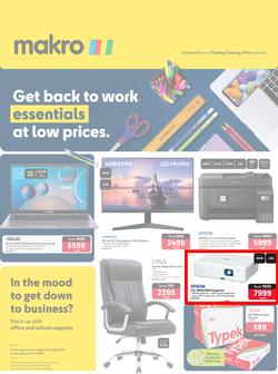Makro : Get Back To Work Essentials At Low Prices (04 February - 02 March 2024), page 1