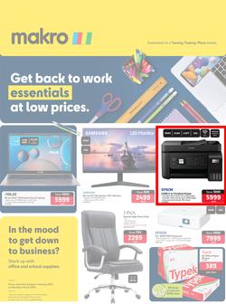 Makro : Get Back To Work Essentials At Low Prices (04 February - 02 March 2024), page 1
